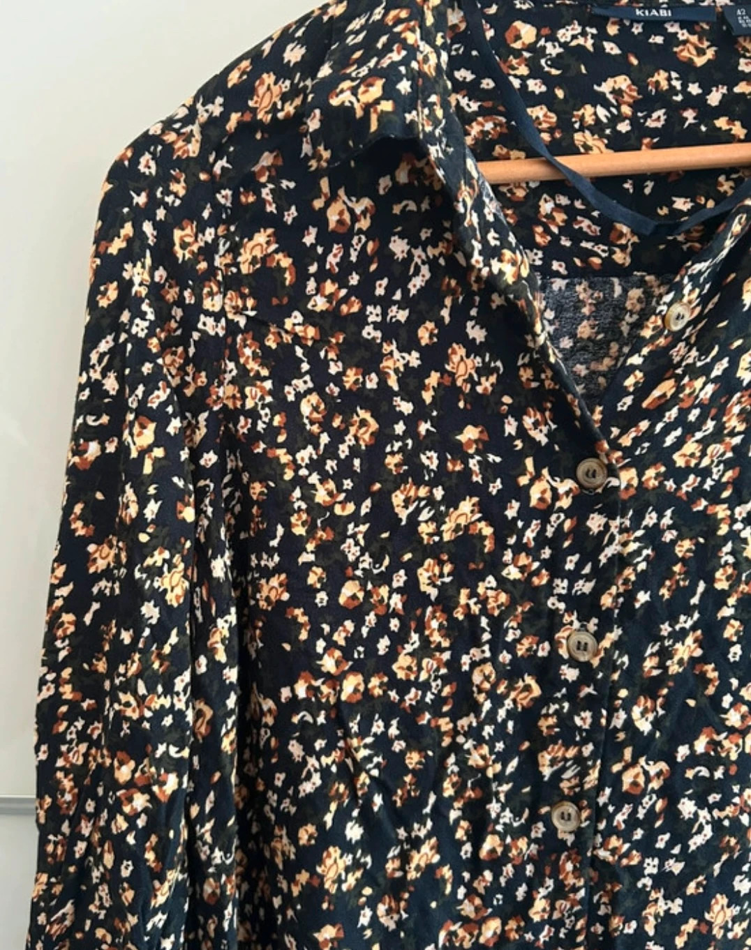 Robe chemise fluide fleurie Kiabi taille 42 bohème chic – Kiabi – taille XL / 42 / 14 3