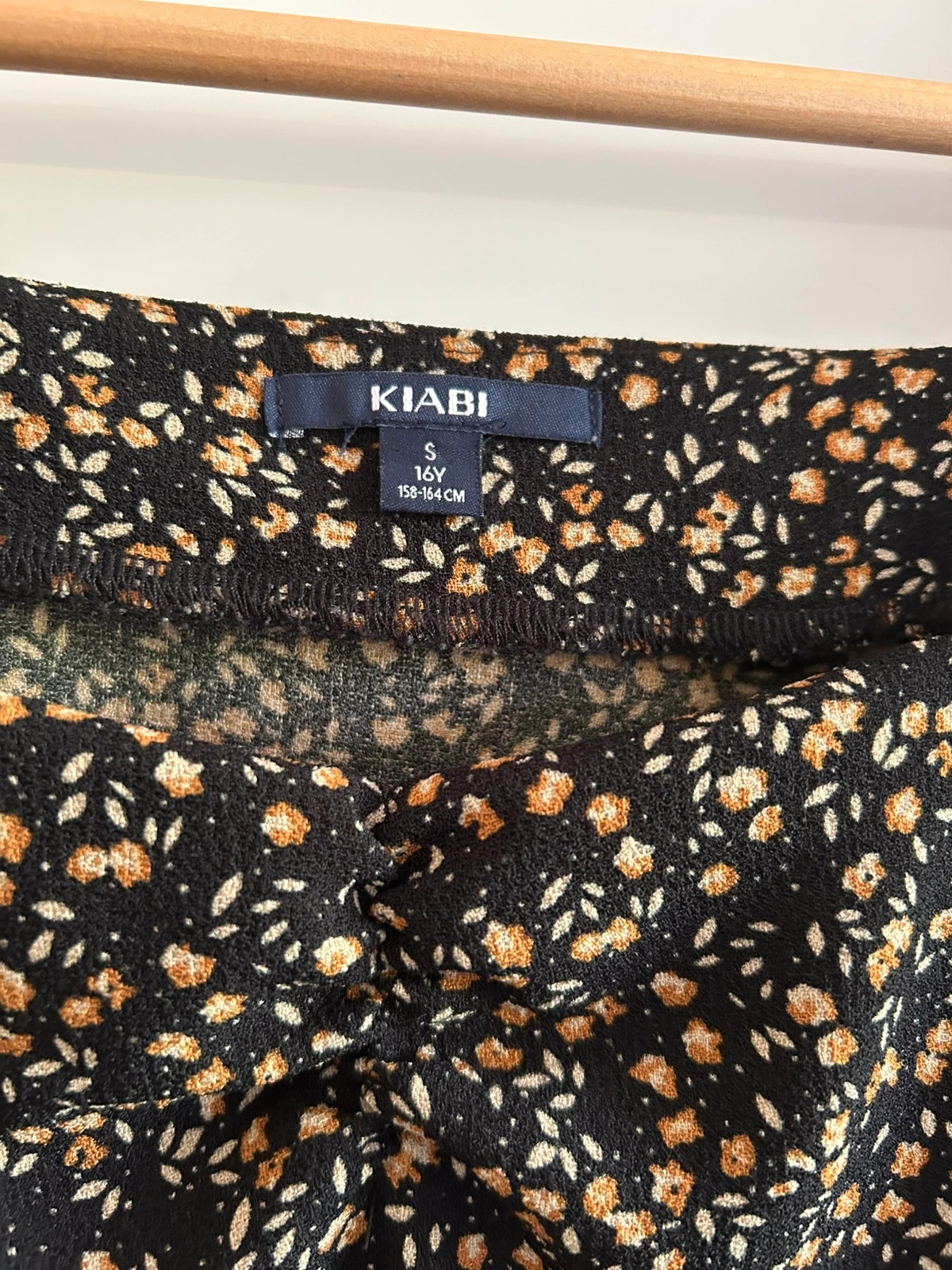 blouse courte Kiabi taille S legere imprimée fleurie manches longues – Kiabi – taille S / 36 / 8 4