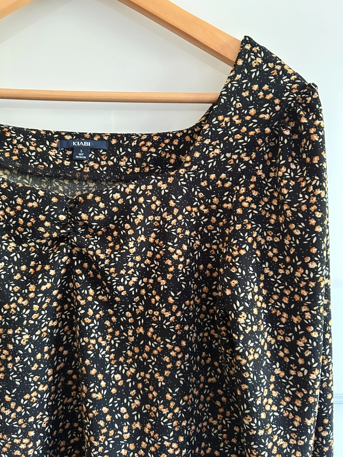 blouse courte Kiabi taille S legere imprimée fleurie manches longues – Kiabi – taille S / 36 / 8 3