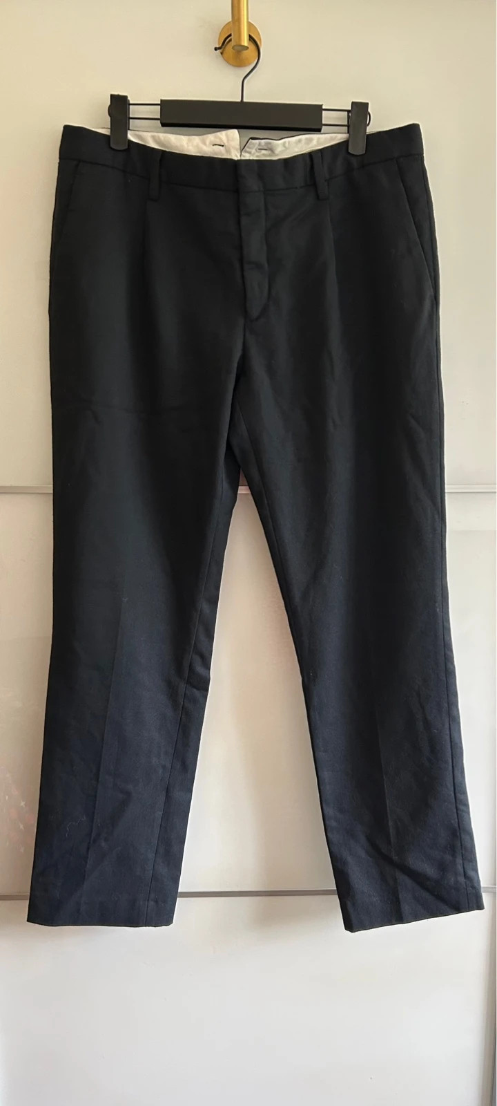 Sandro Paris Pantalon homme en laine noir T44 – Élégant & intemporel – Sandro – taille XXL 2