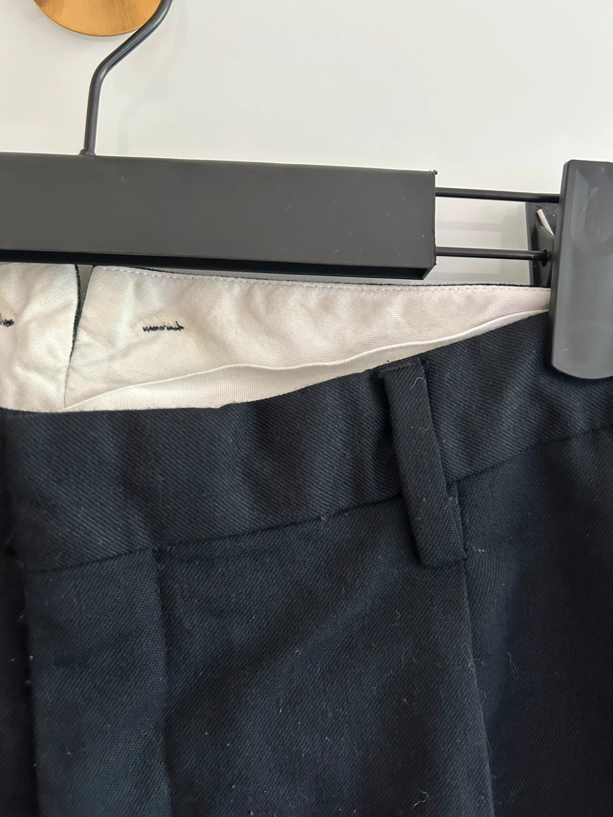 Sandro Paris Pantalon homme en laine noir T44 – Élégant & intemporel – Sandro – taille XXL 4