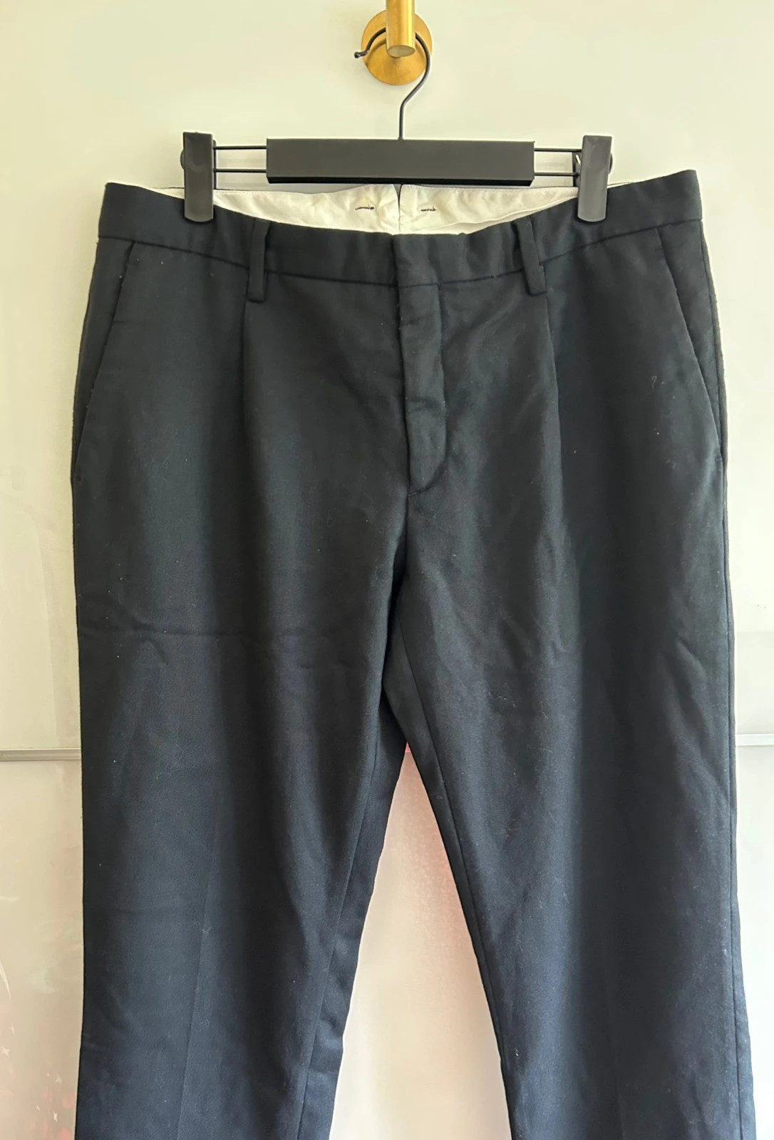 Sandro Paris Pantalon homme en laine noir T44 – Élégant & intemporel – Sandro – taille XXL 5