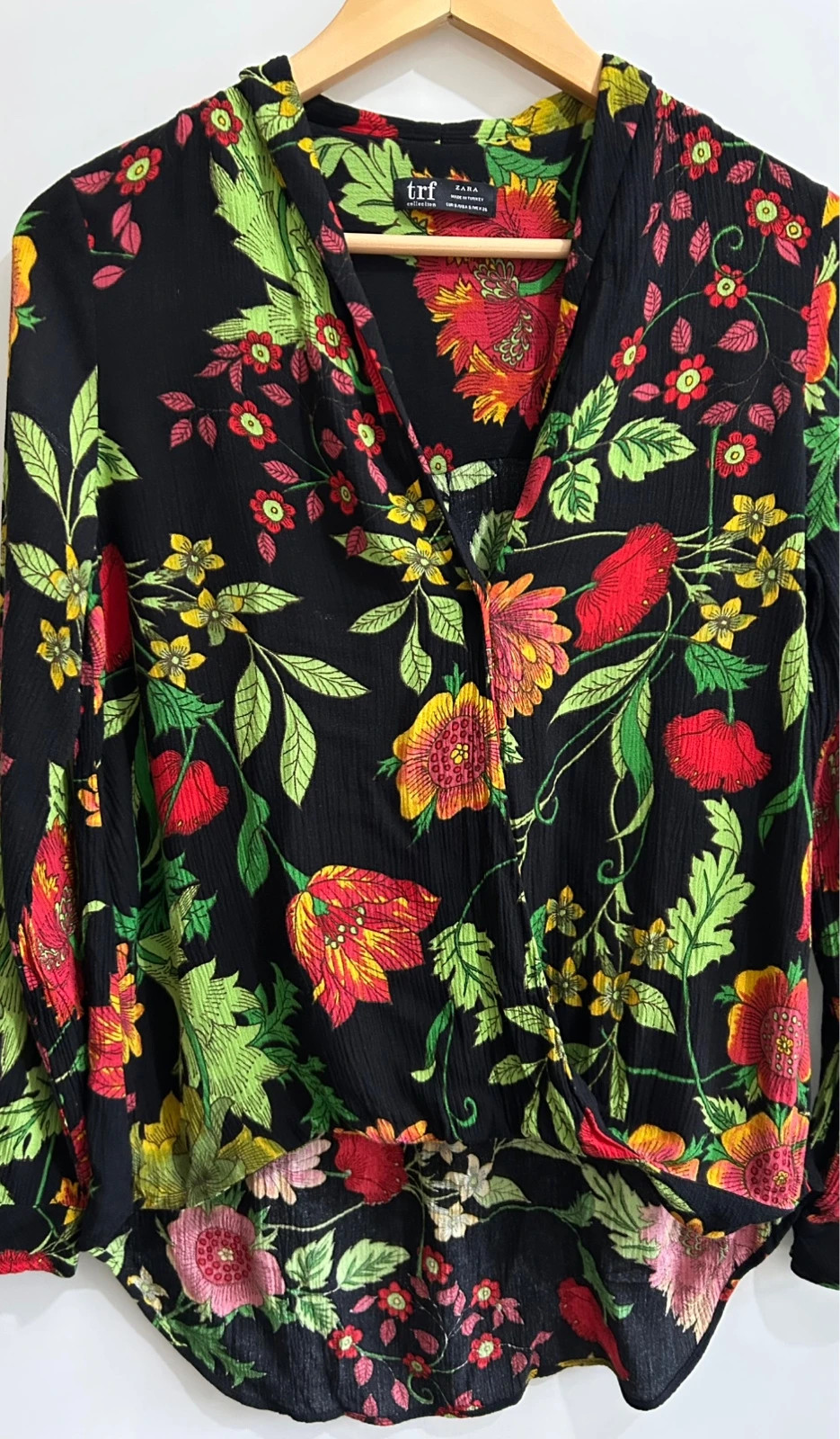 Blouse Zara TRF fleurie bohème multicolore T36 – Zara – taille S / 36 / 8 4