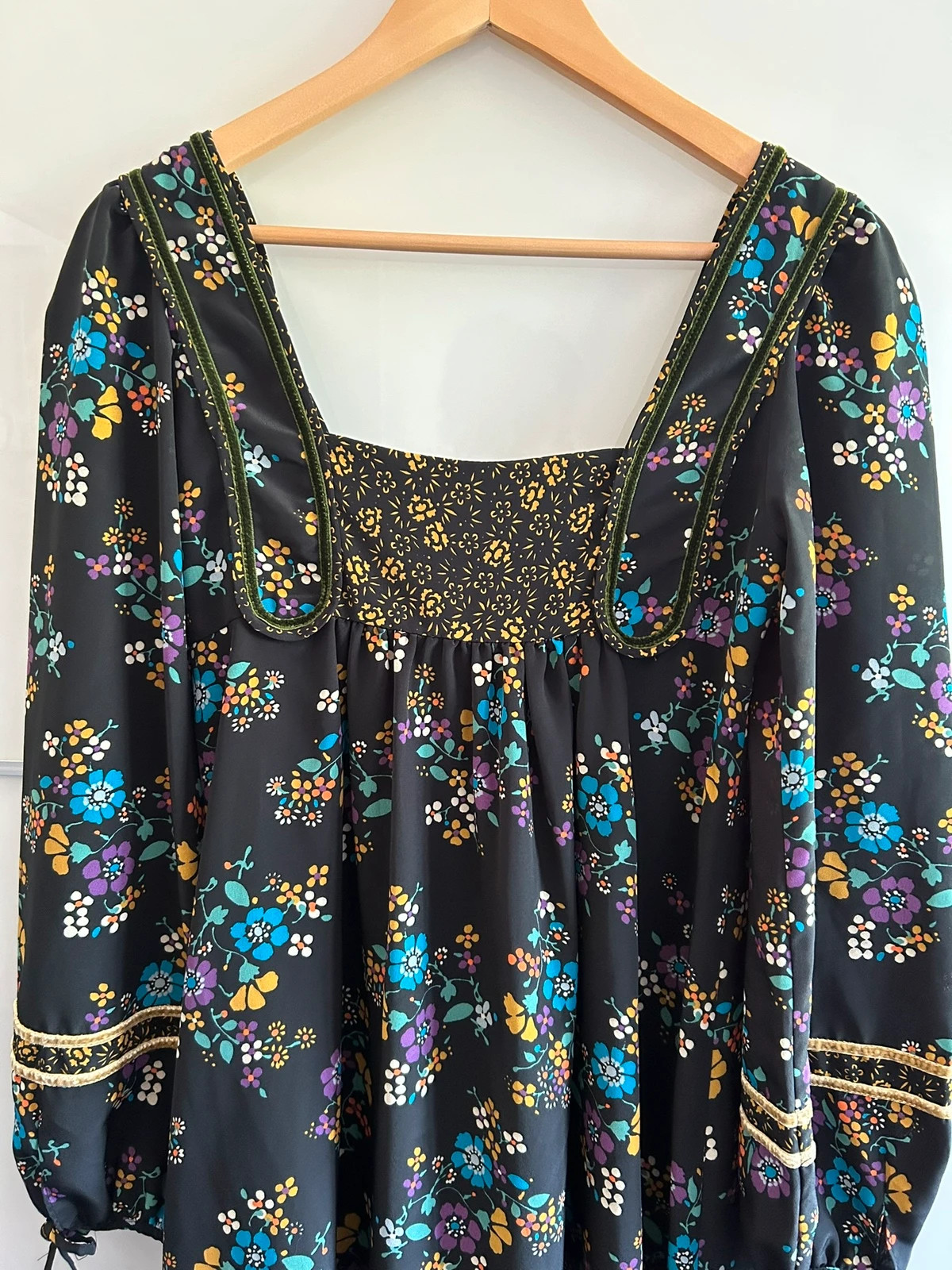 Robe Zara fleurie style bohème inspi vintage T.M – Zara – taille M / 38 / 10 4