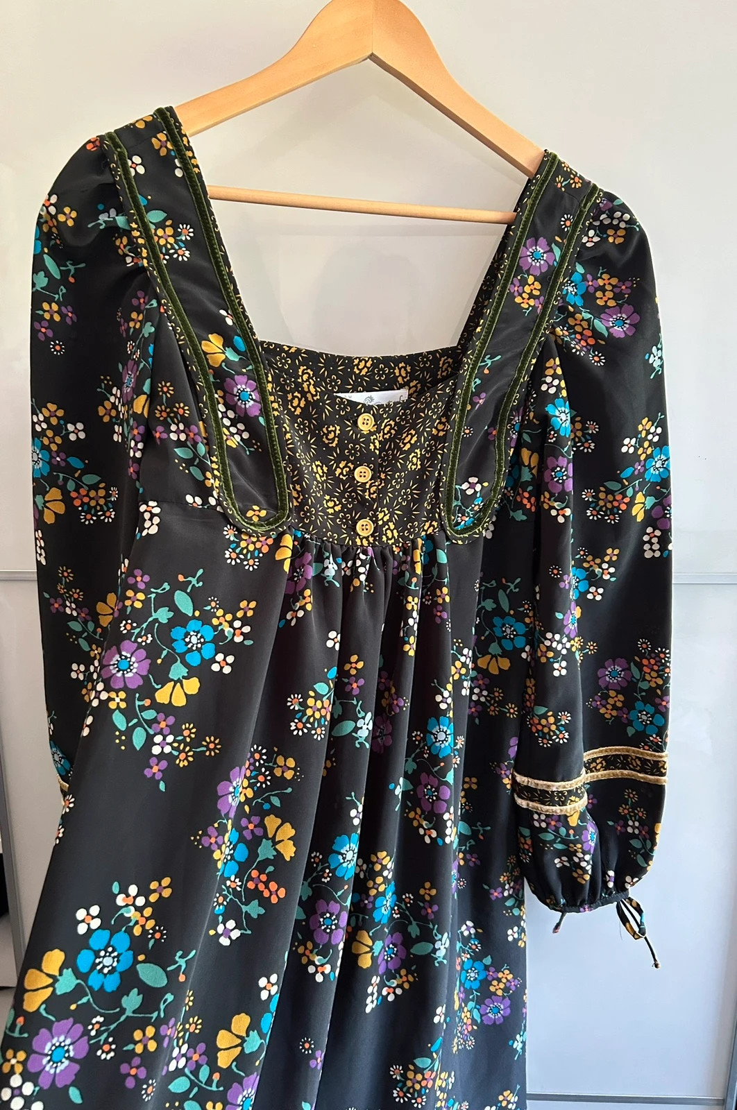 Robe Zara fleurie style bohème inspi vintage T.M – Zara – taille M / 38 / 10 5