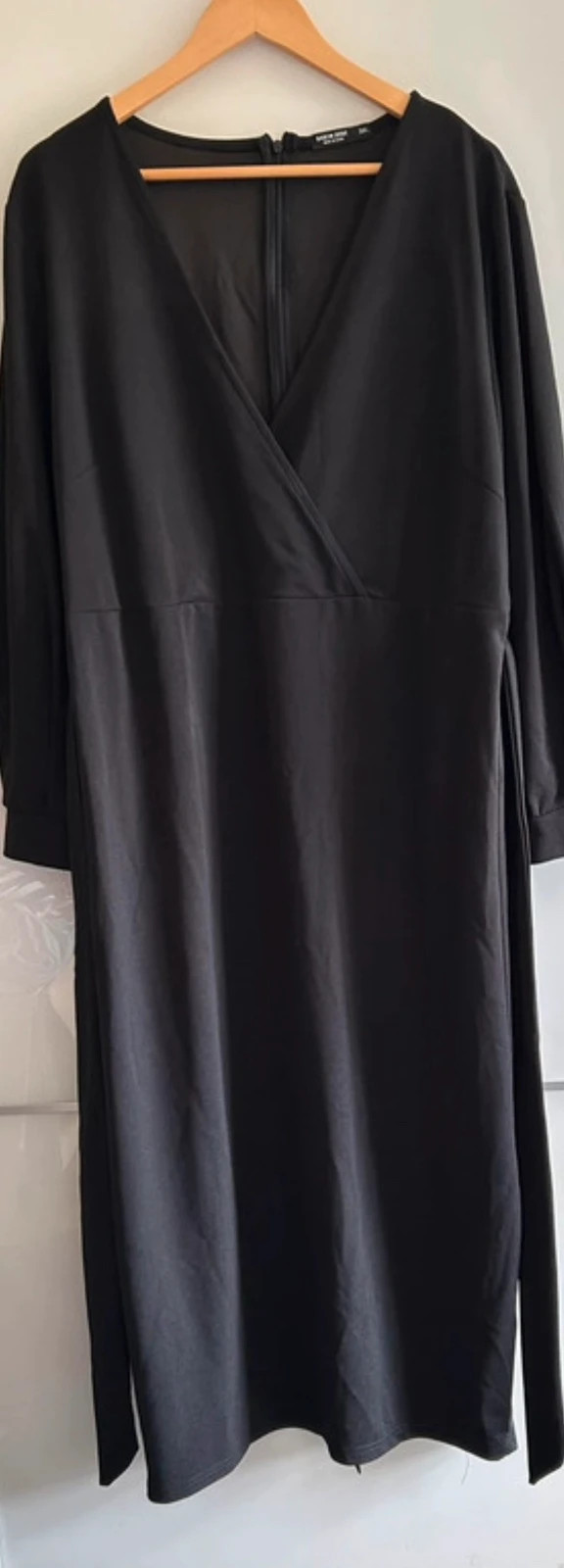 Robe longue noire SHEIN Curve 3XL élégante et fluide – Shein Curve – taille XXXL / 46 / 18 3