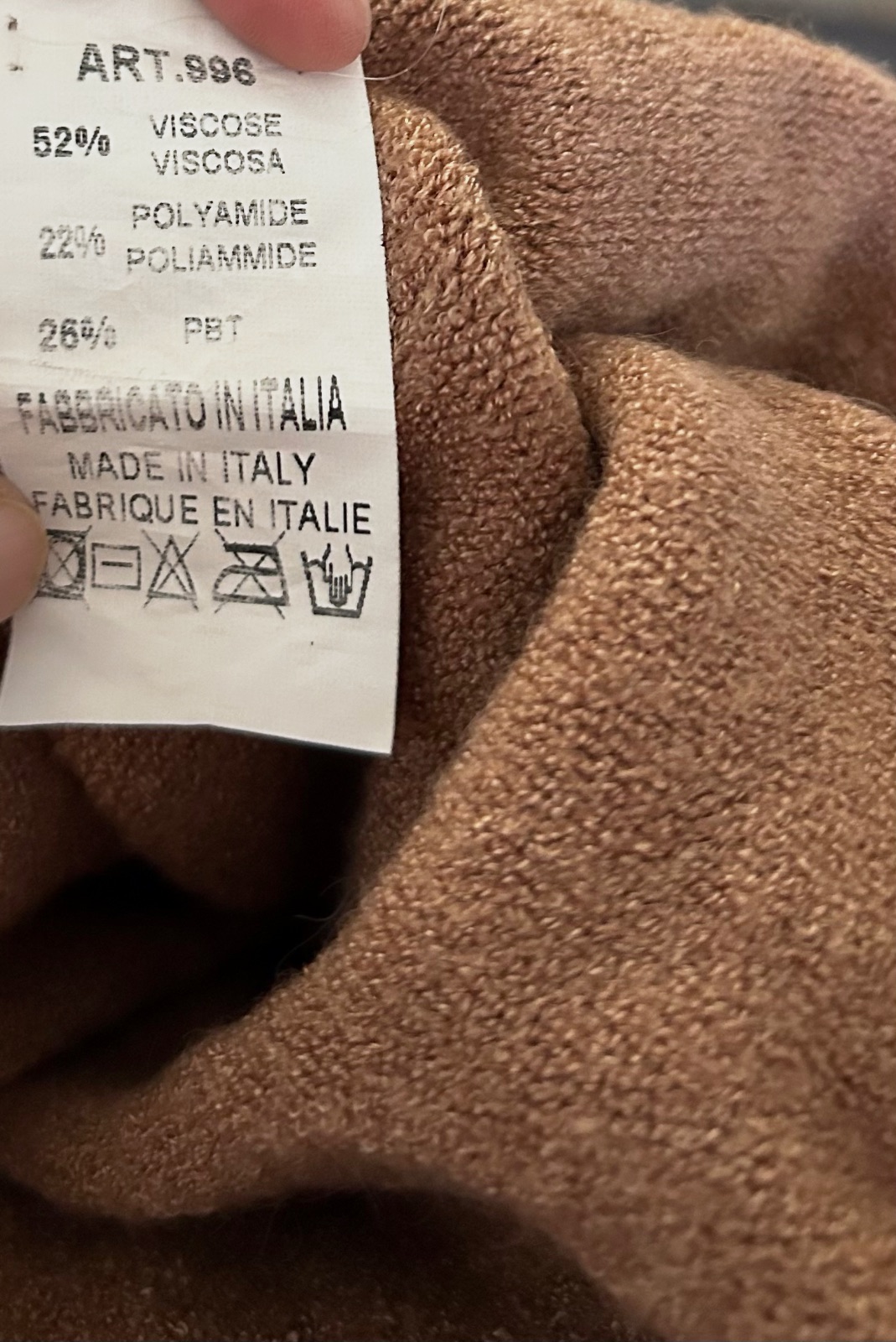 Pull fin marron Mise en scène St Brieuc – Mise en scène St Brieuc – taille M 4