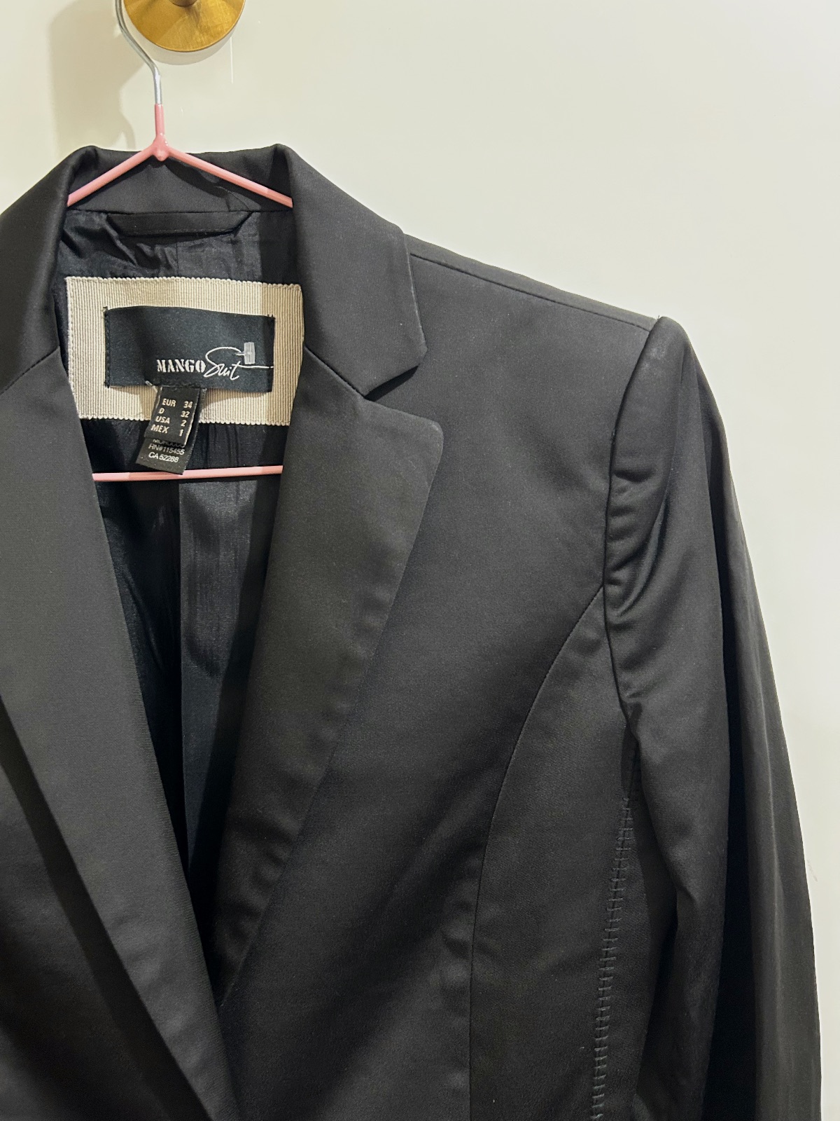 Veste de blazer noire Mango Suit – Mango – taille XS 4