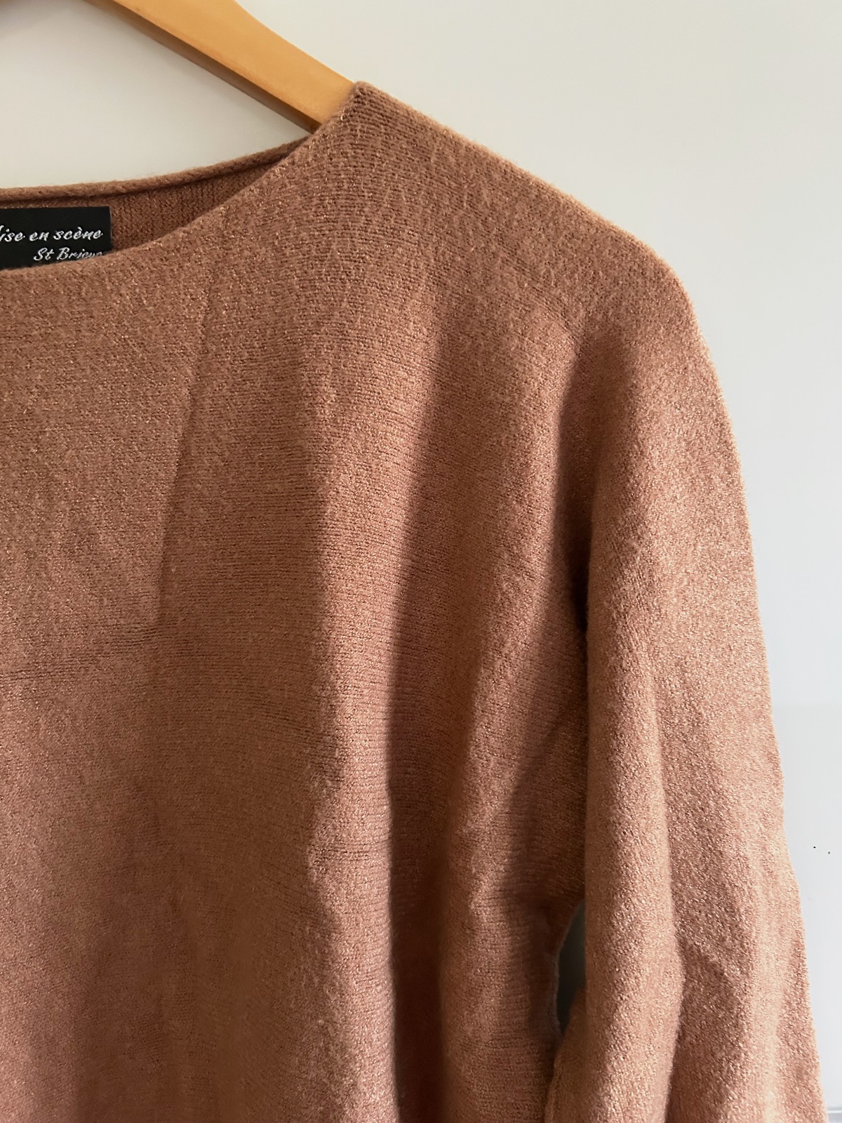 Pull fin marron Mise en scène St Brieuc – Mise en scène St Brieuc – taille M 6