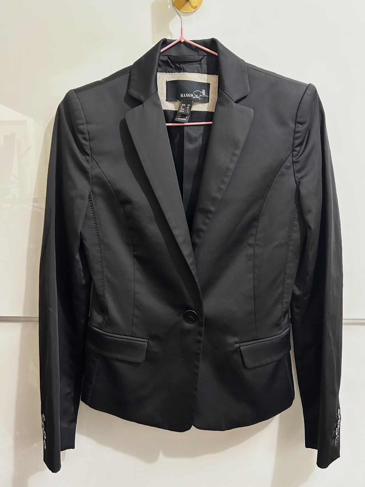 Veste de blazer noire Mango Suit – Mango – taille XS 5
