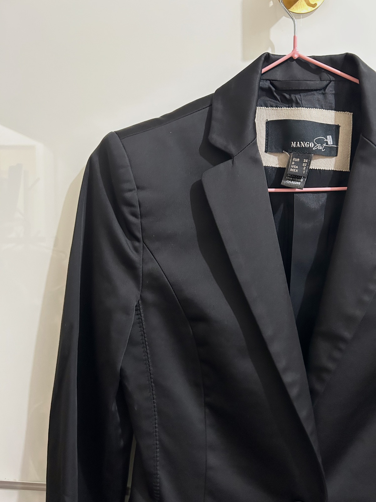 Veste de blazer noire Mango Suit – Mango – taille XS 3