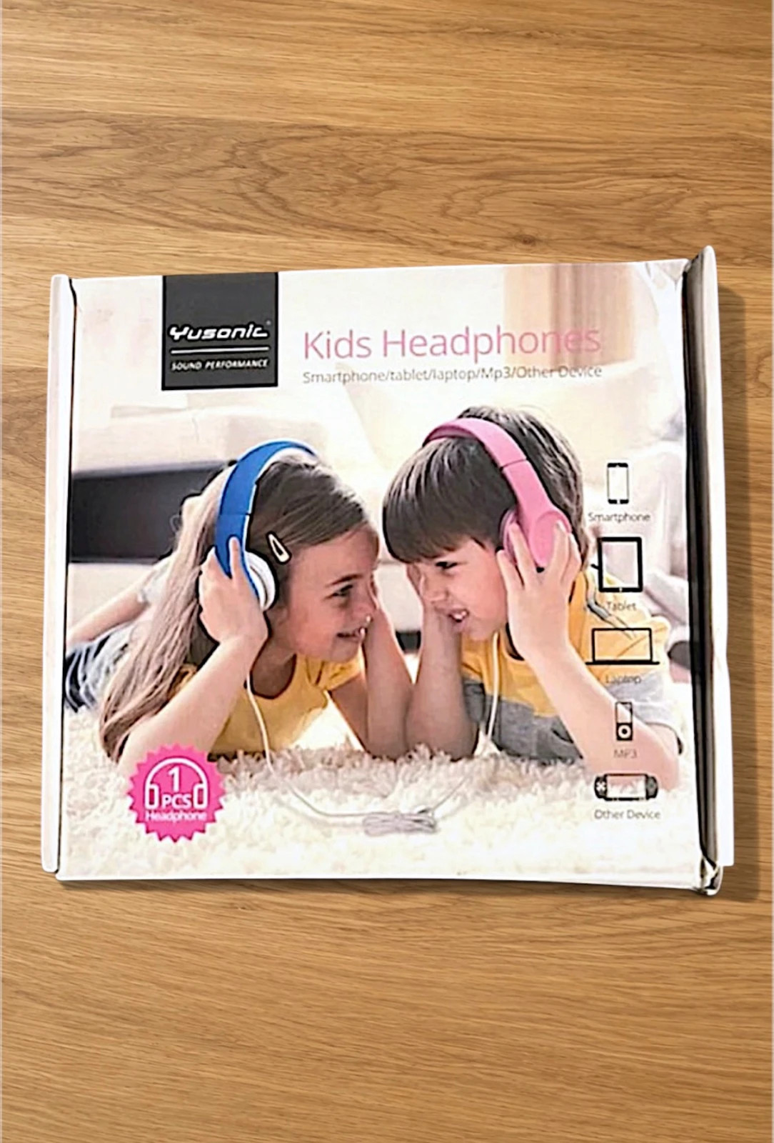 Auriculares Infantiles Plegables | Yusonic | Camuflaje Azul | Jack 3.5mm, USB y Bolsa – Yusonic 3
