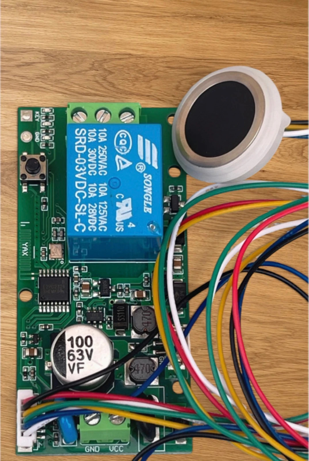 Módulo Control Huella Dactilar y Bluetooth 12V-55V con Relé – Accessories 2