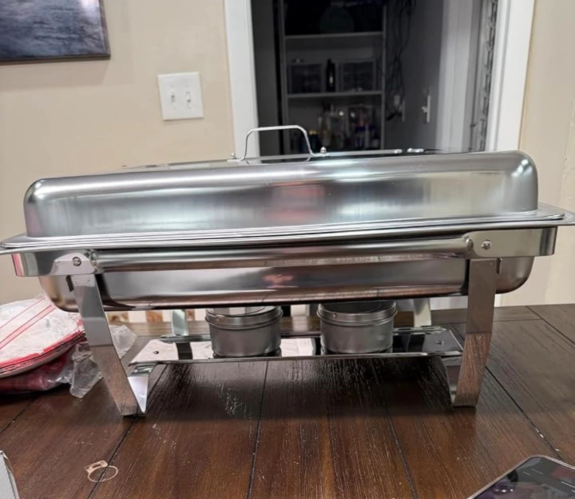 Chafing Dish • Stainless Steel • 9L • Warmer Food • Buffet Catering