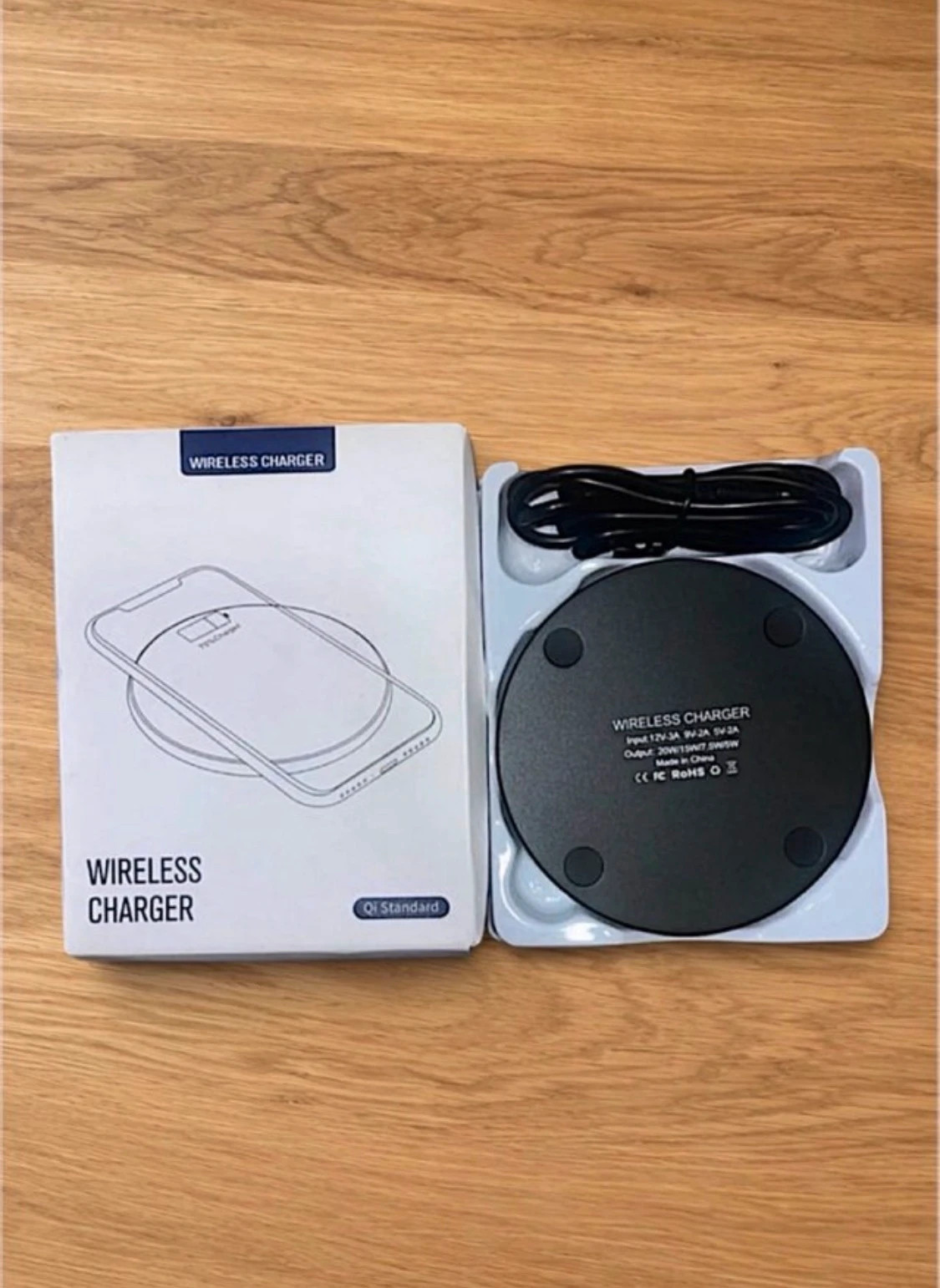 Qi Fast Wireless Charger • 15W/20W • New – Amazon 2