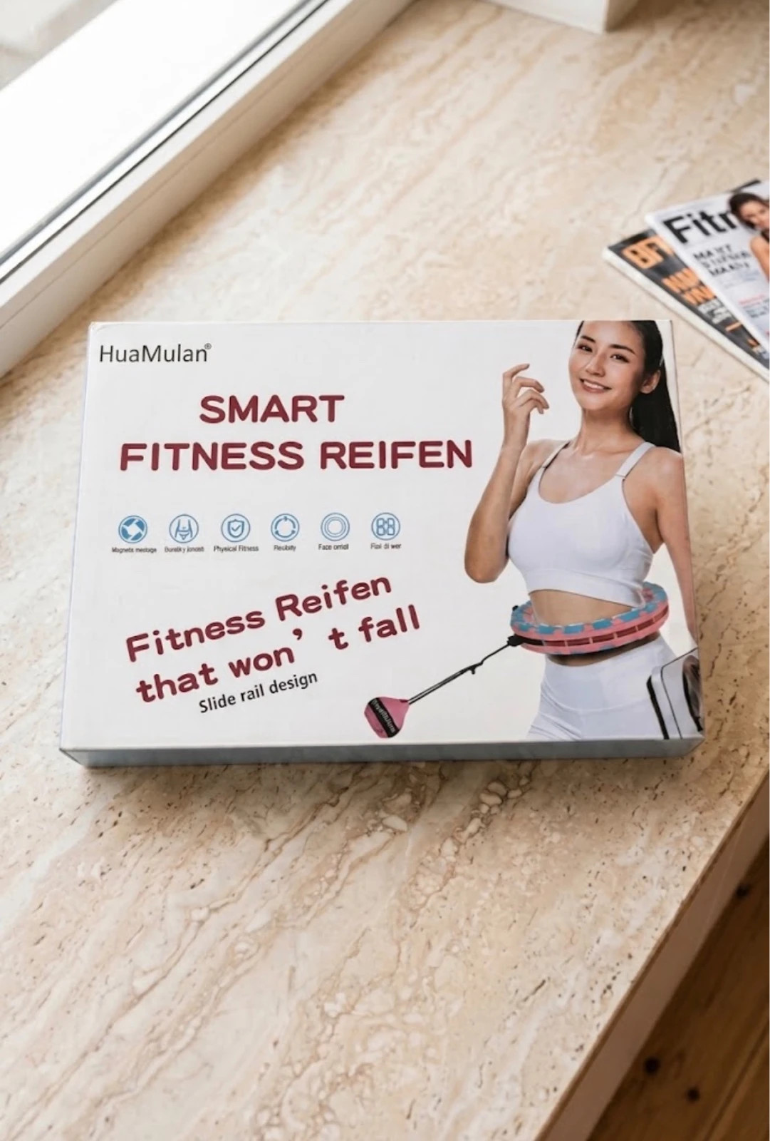 Hula Hoop Smart HuaMulan • Adjustable • 24 Links • With Weights and Massage – HuaMulan 2