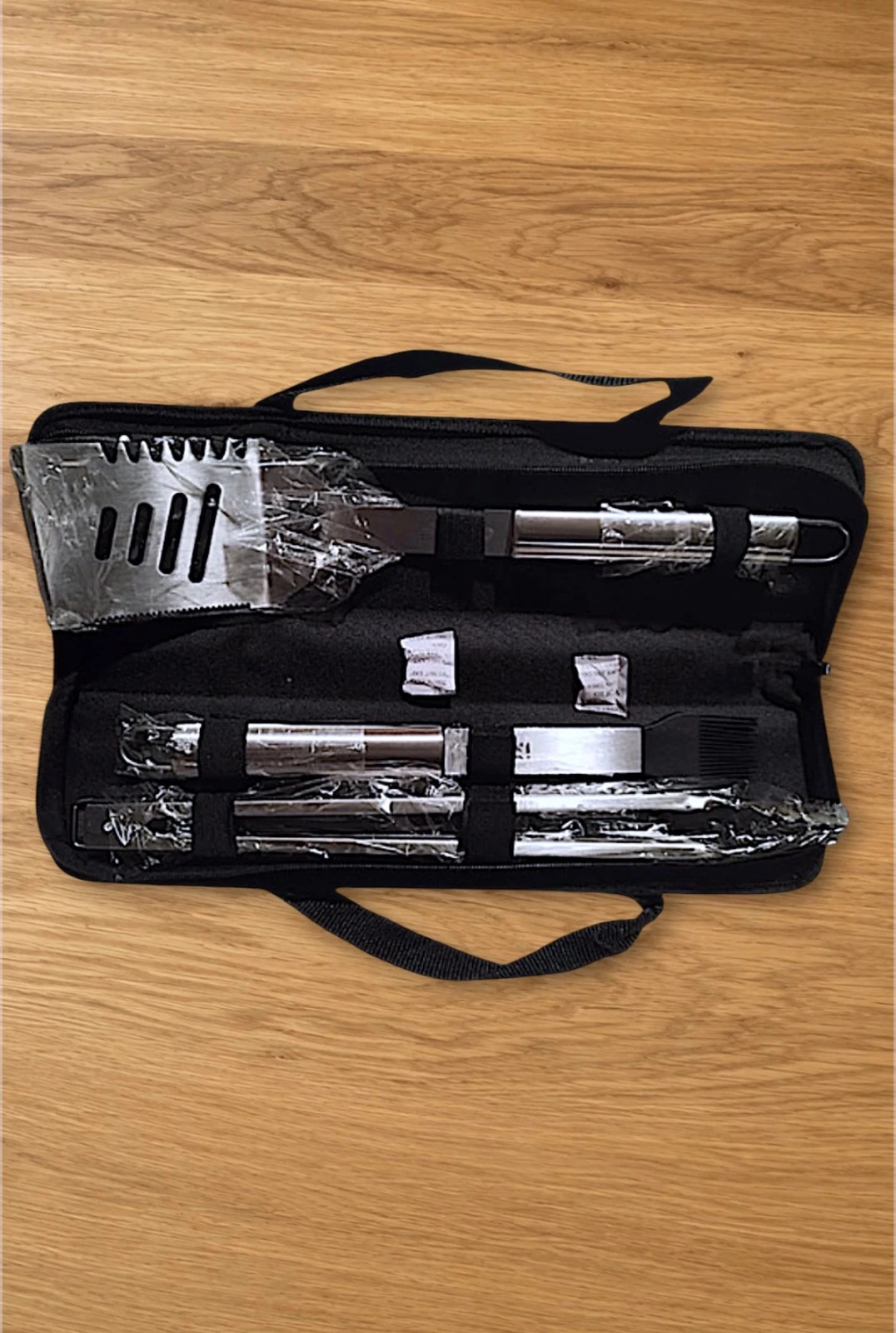 iRegro Stainless Steel Barbeque Set 3 Pieces • New • BBQ • Cover