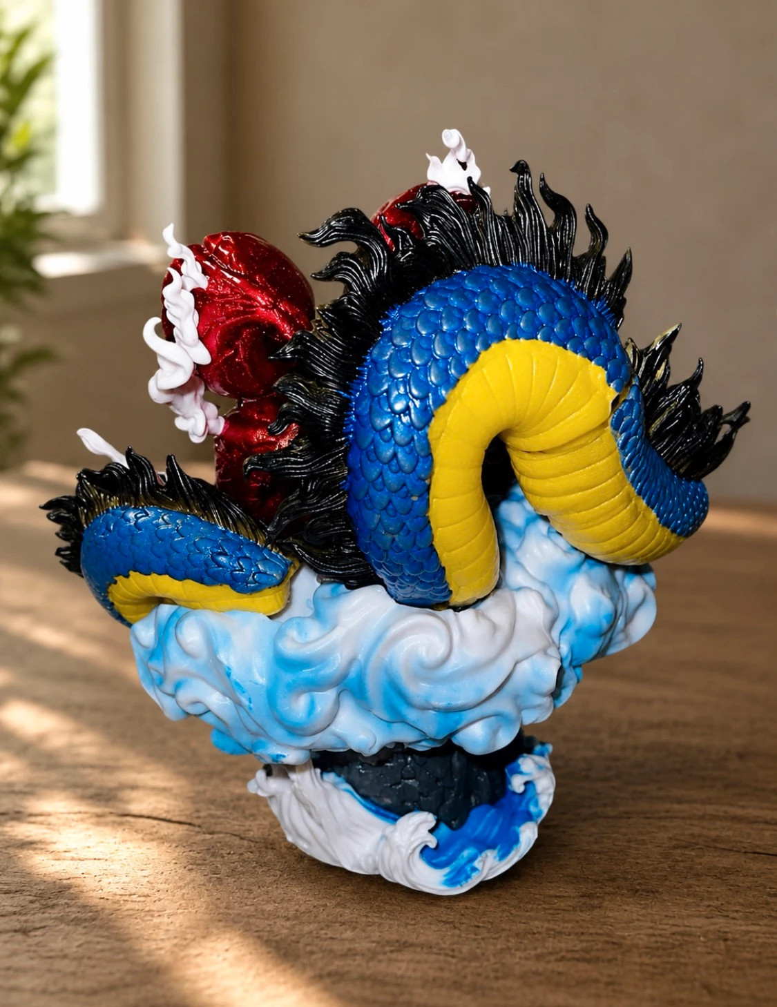 Figura One Piece Luffy Gear 4 vs Kaido Resina • Gran Tamaño(33 cm) • Coleccionista Anime – genérico – taille Taille unique 2