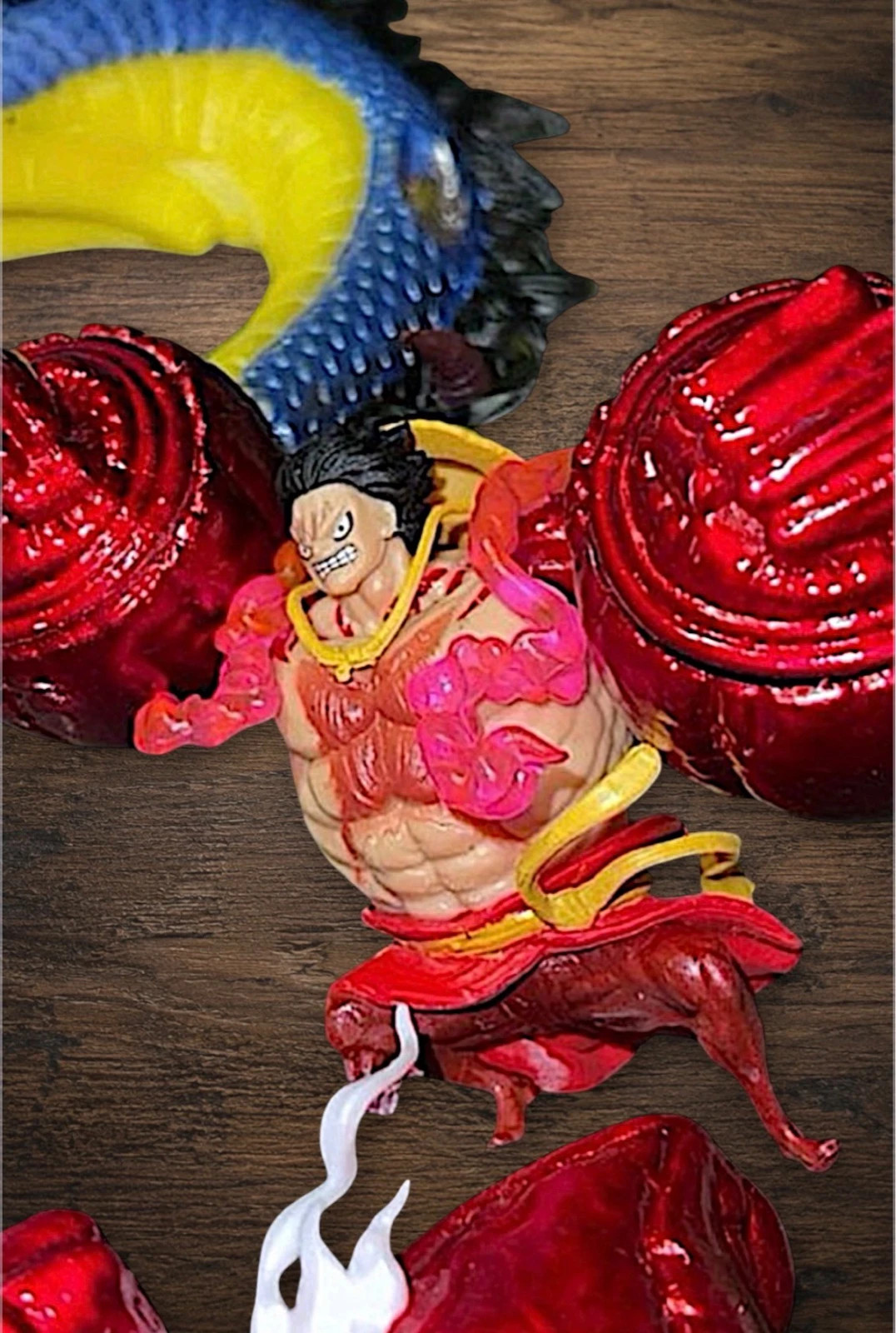 Figura One Piece Luffy Gear 4 vs Kaido Resina • Gran Tamaño(33 cm) • Coleccionista Anime – genérico – taille Taille unique 3