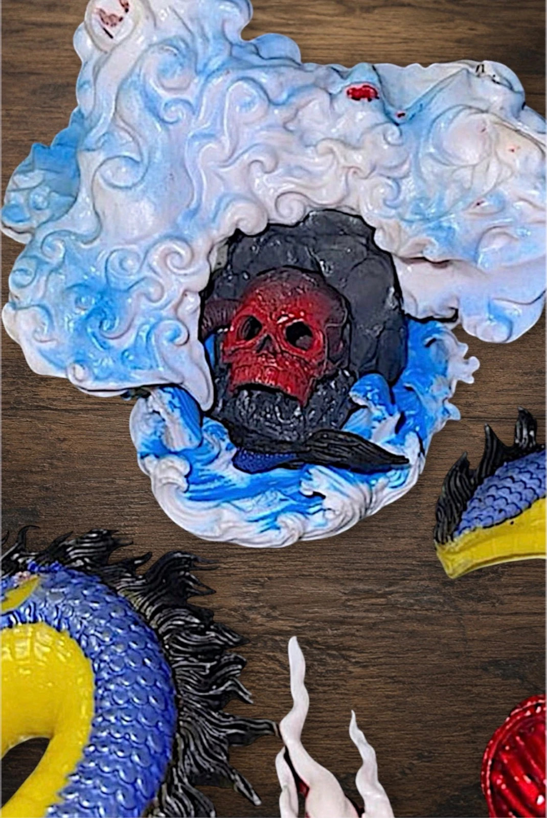 Figura One Piece Luffy Gear 4 vs Kaido Resina • Gran Tamaño(33 cm) • Coleccionista Anime – genérico – taille Taille unique 4