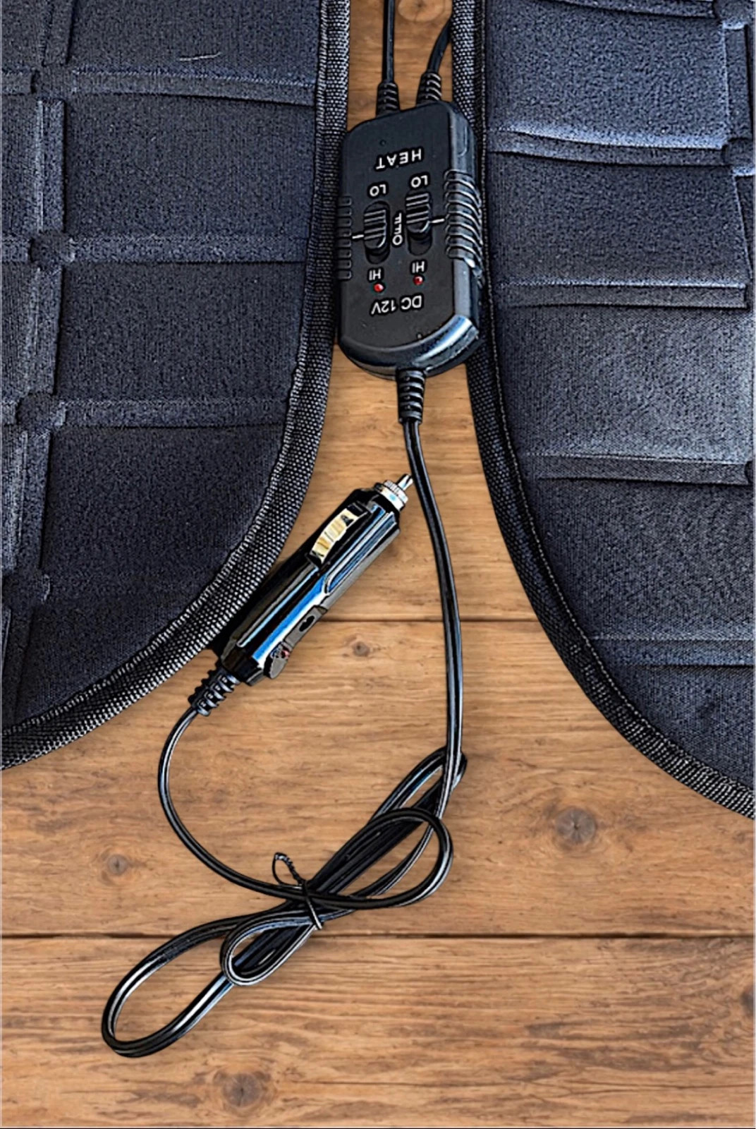 2 Cojines Calefactables Coche • Asientos con Regulador Hi/Lo • Universal • Negro – Universal – taille Autre 4