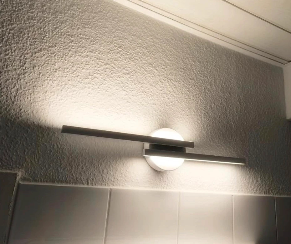 Aplique Pared LED 60cm • Blanco • Luz Tricolor CCT • 8-24W • Nueva