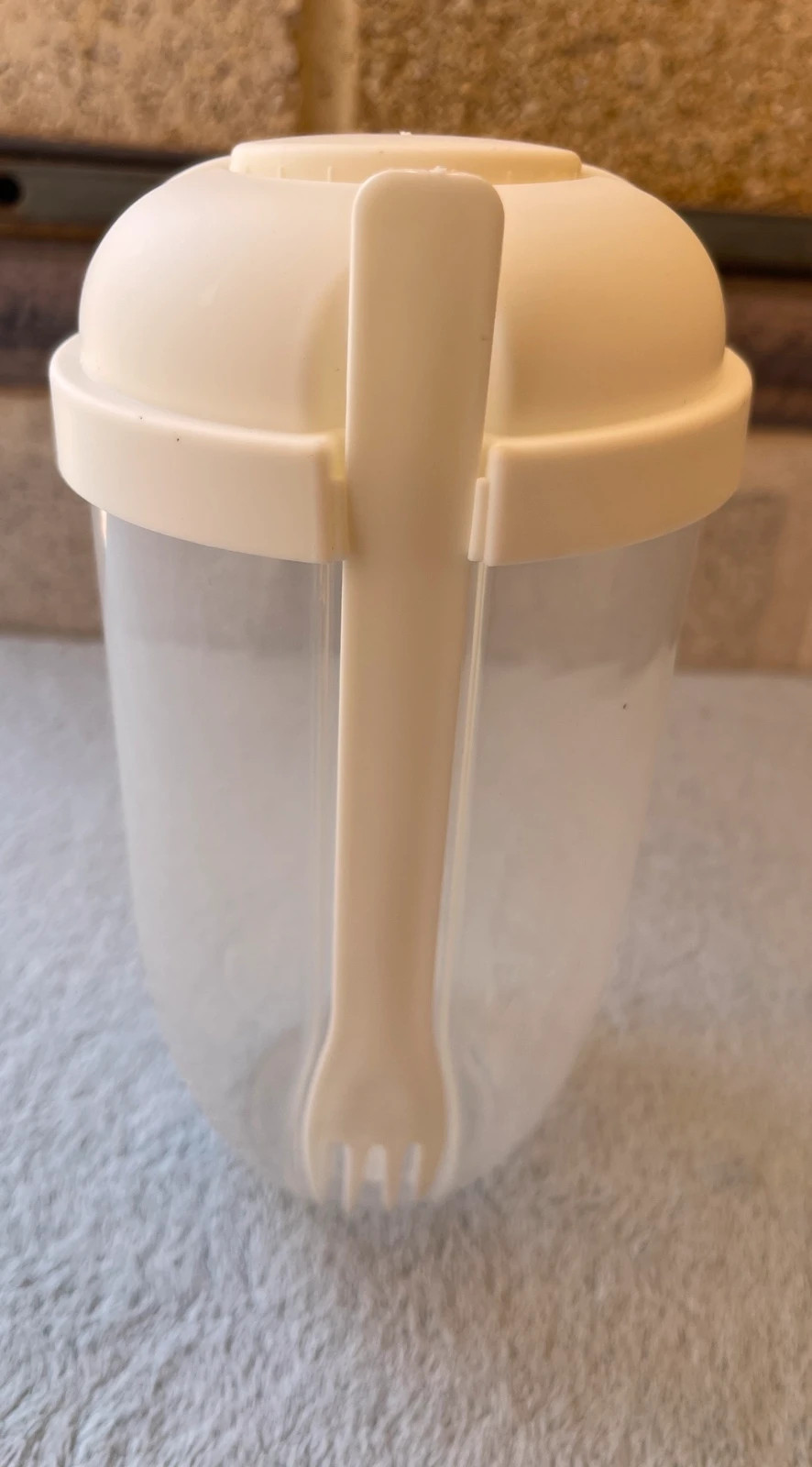 Salad Bowl Set + Dressing Glass and Fork – Generic 3