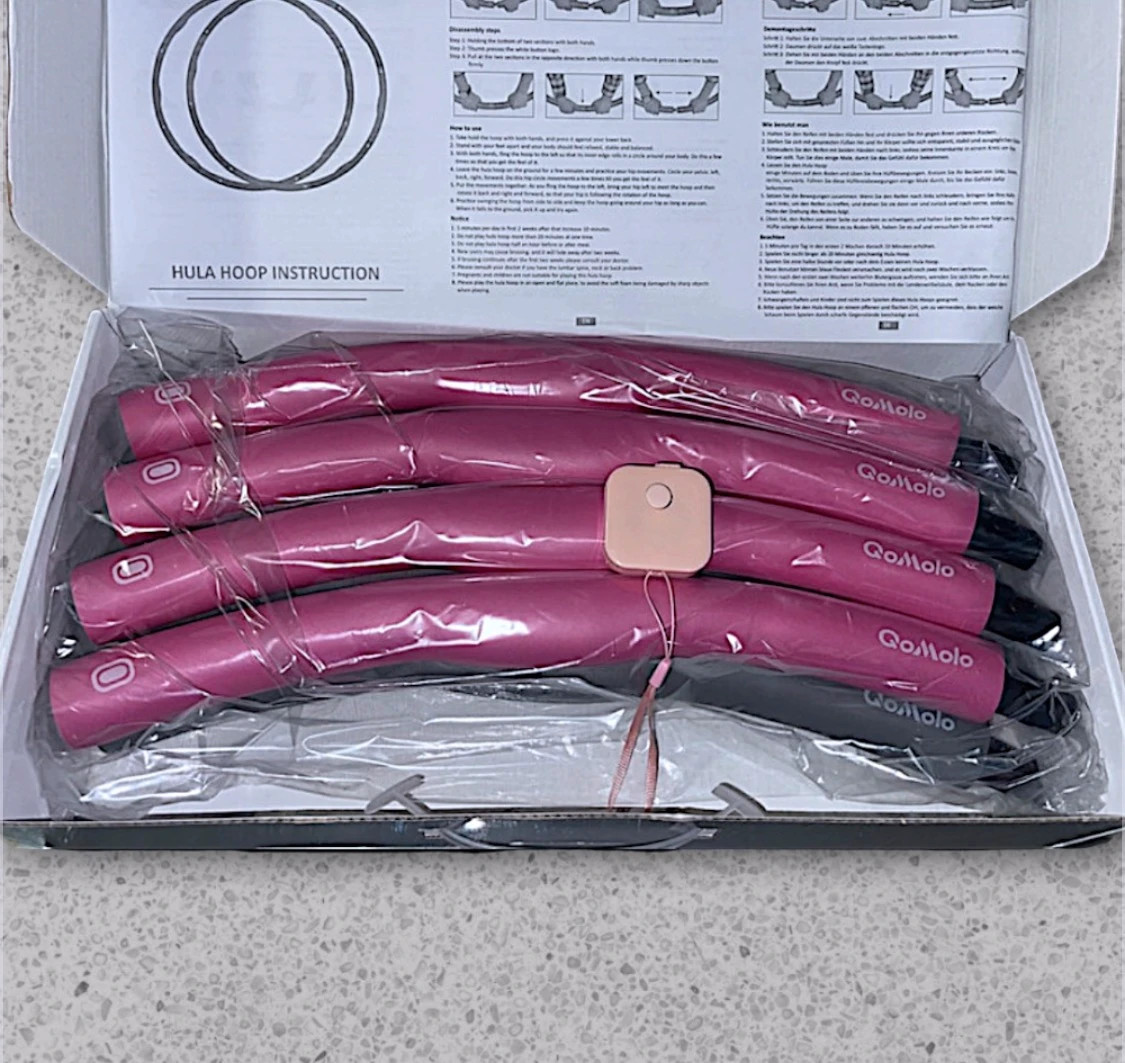 QoMolo Hula Hoop Fitness • Acolchado • 1.2kg – qomolo