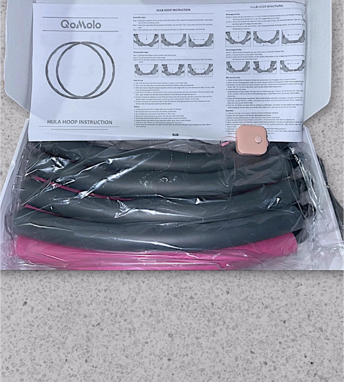 QoMolo Hula Hoop Fitness • Acolchado • 1.2kg – qomolo 2