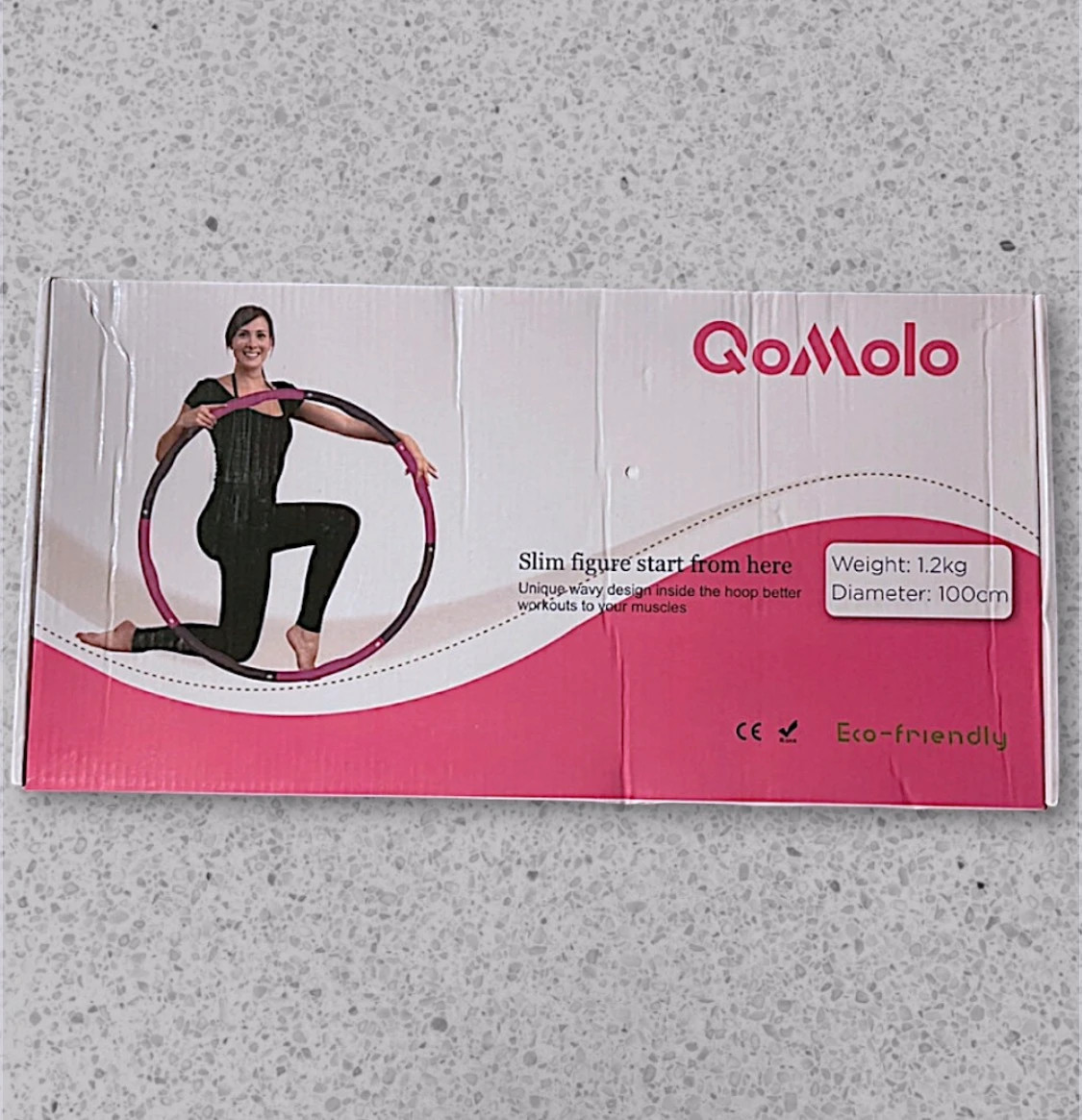 QoMolo Hula Hoop Fitness • Acolchado • 1.2kg – qomolo 3