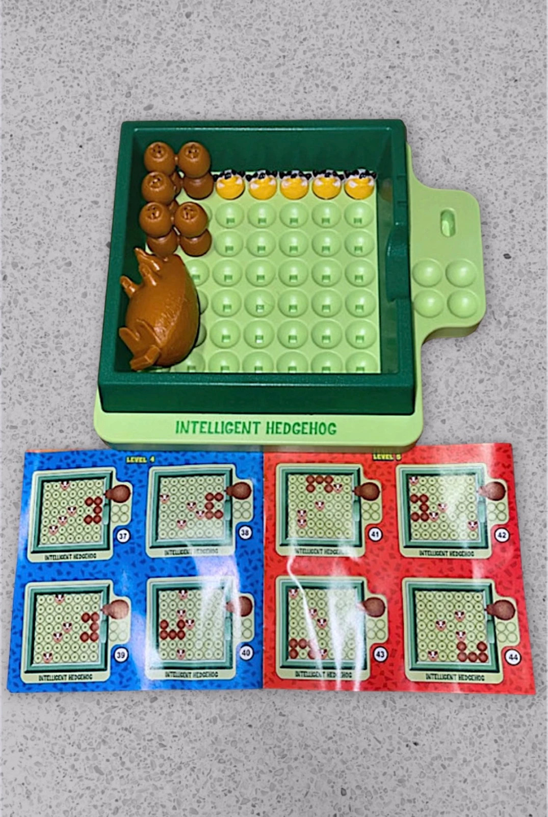 Juego de Lógica Intelligent Hedgehog | Puzzle Estilo Montessori | 50 Desafíos 2