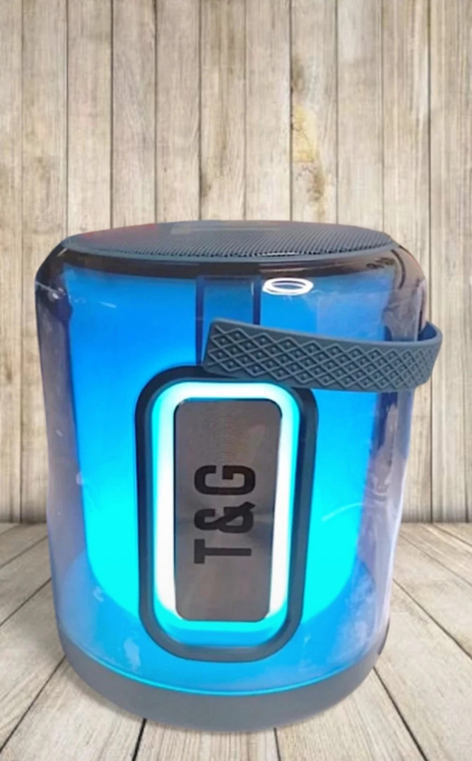 Altavoz Portátil Bluetooth T&G-376 | Luz LED RGB y Sonido 360° – T&G
