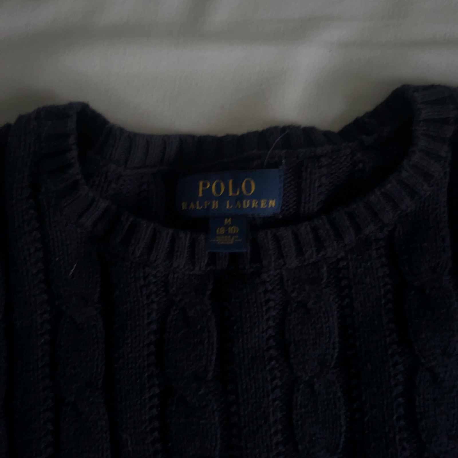 Pull Polo Ralph Lauren bleu marine taille M 8-10 ans – Polo Ralph Lauren – taille 10 ans 4
