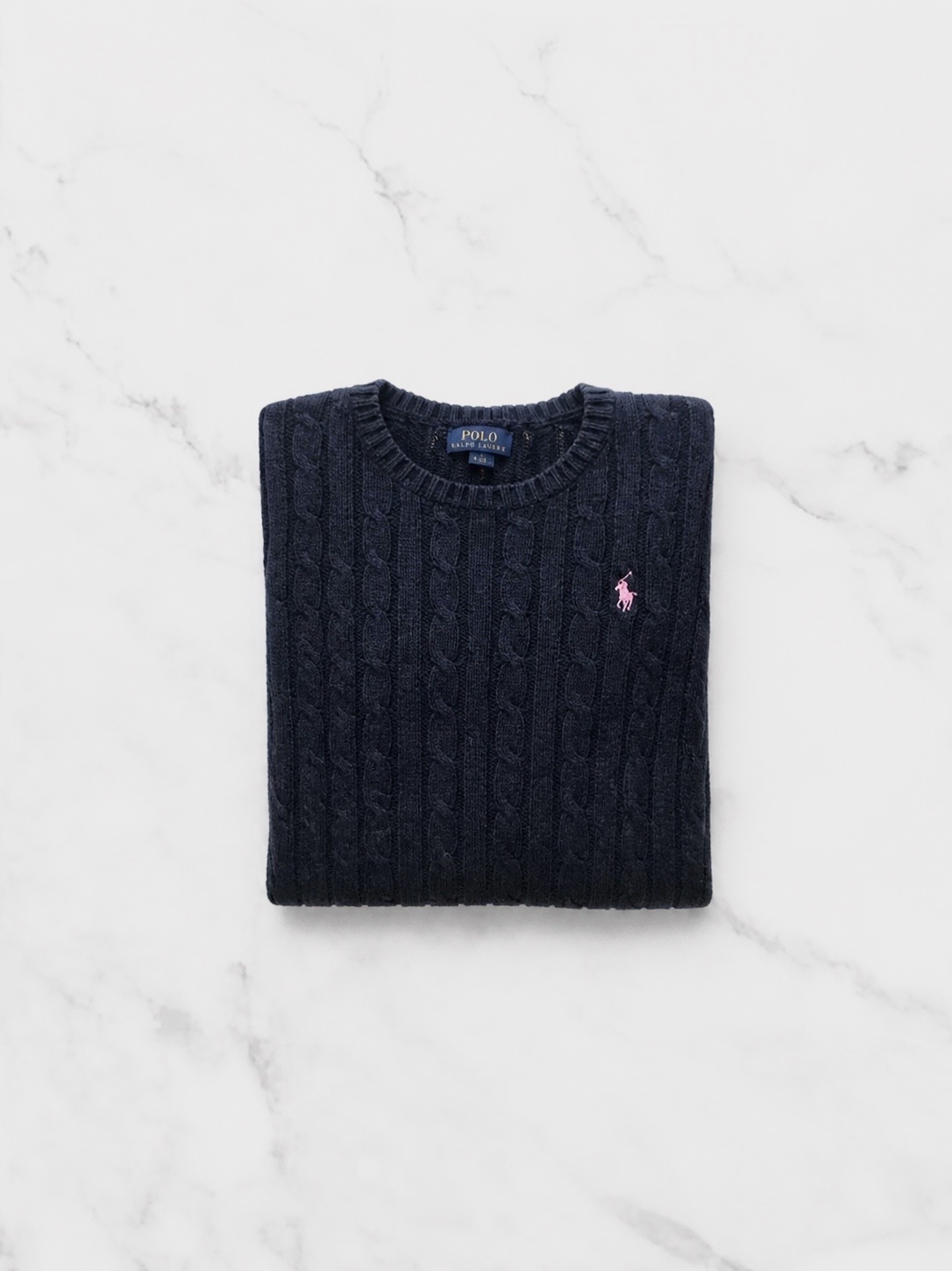 Pull Polo Ralph Lauren bleu marine taille M 8-10 ans