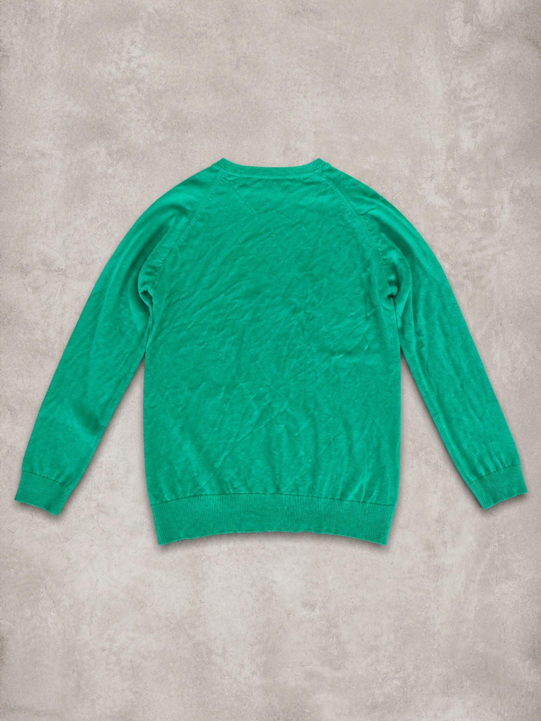 Pull Tommy Hilfiger vert col V taille S – Tommy Hilfiger – taille S 3