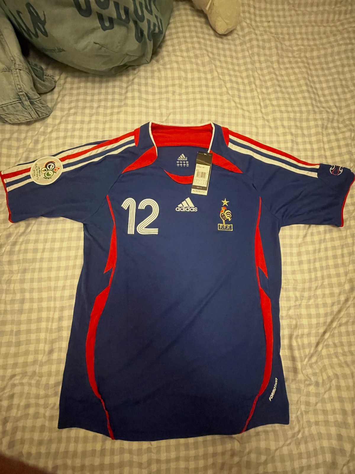 Maillot Henry 2006 rétro France  – Adidas – taille S 2