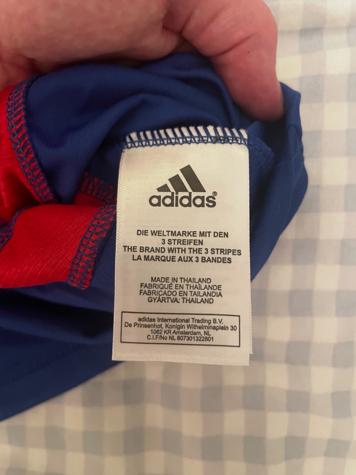 Maillot Henry 2006 rétro France  – Adidas – taille S 7