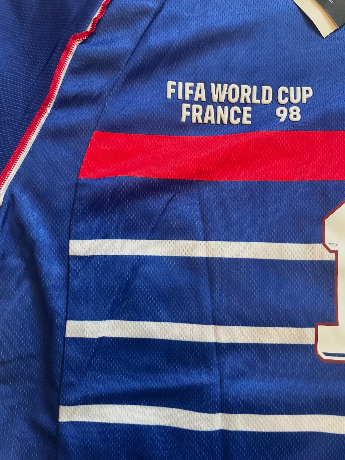 Maillot Zidane 1998 france – Adidas – taille S 2