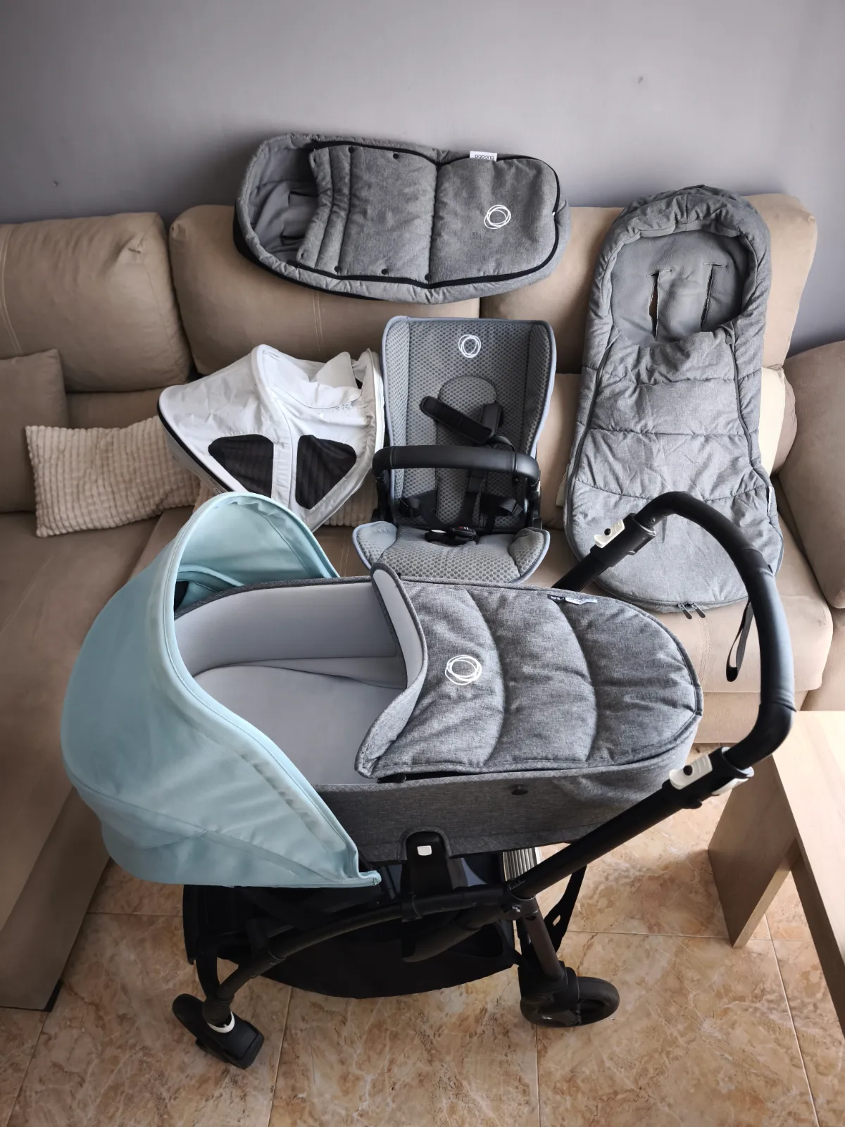 Carro Bugaboo bee 6 completo 