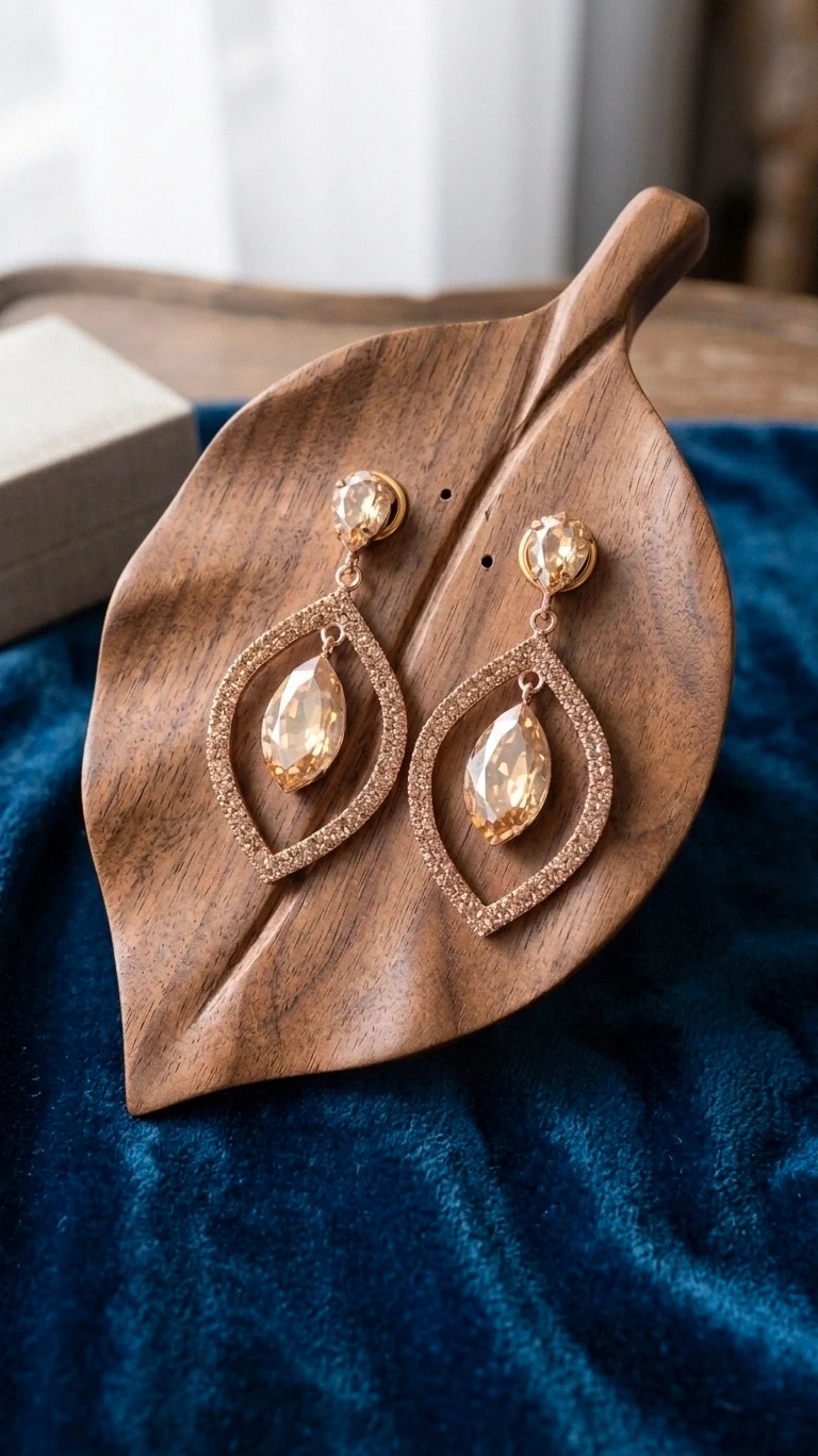 Boucles d'oreilles dorées – Boucles d'oreilles