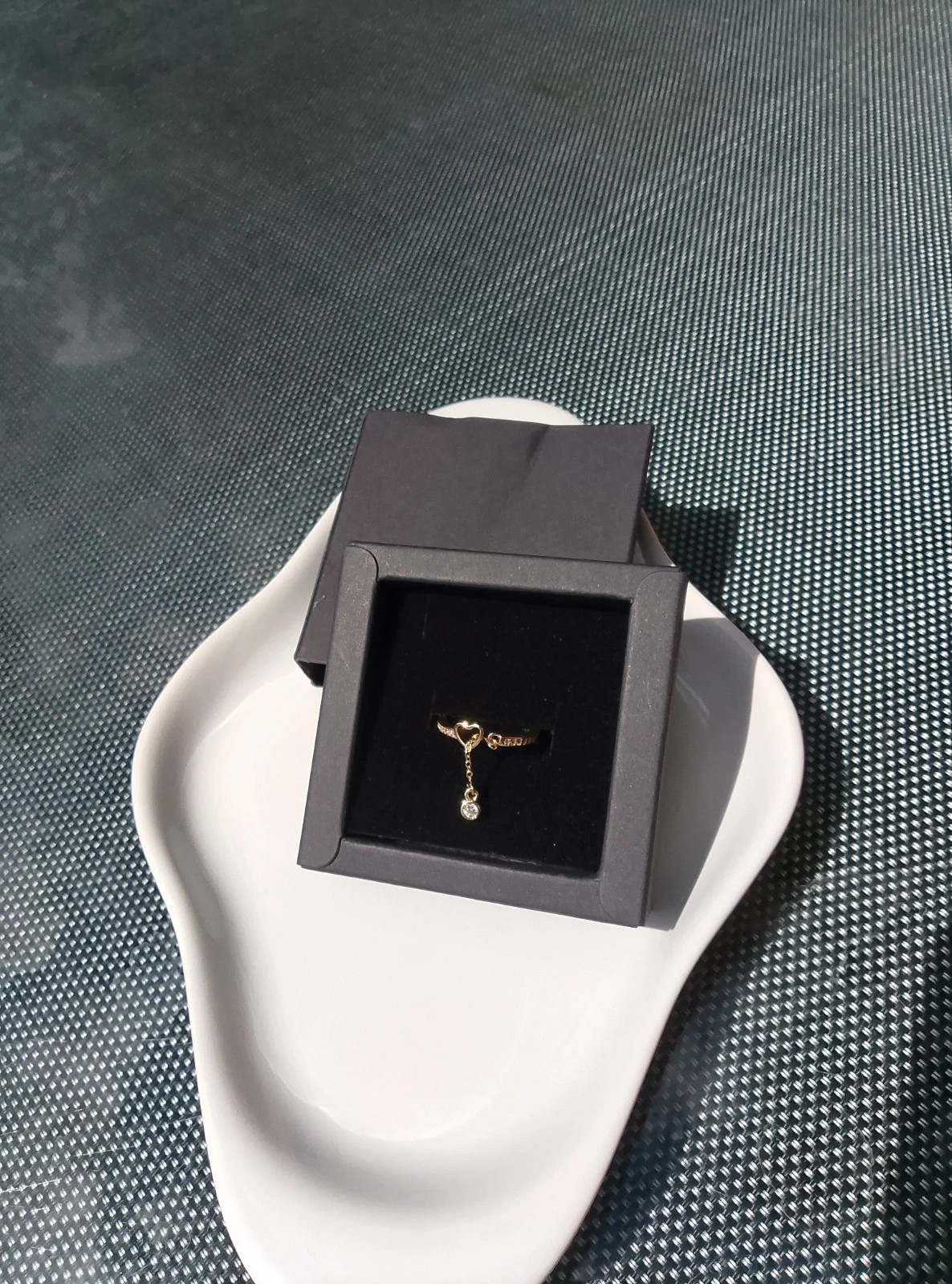 Bague doré ajustable – breloque – taille Ajustable 2