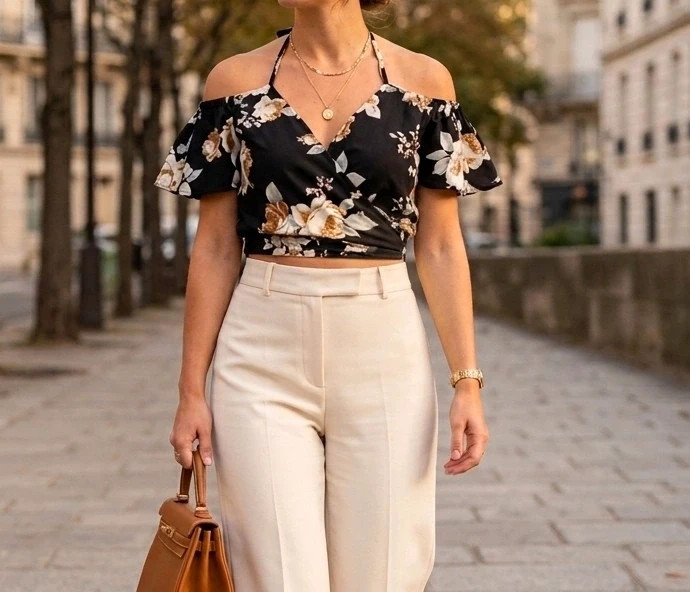 Joli haut taille l – taille L / 40 / 12