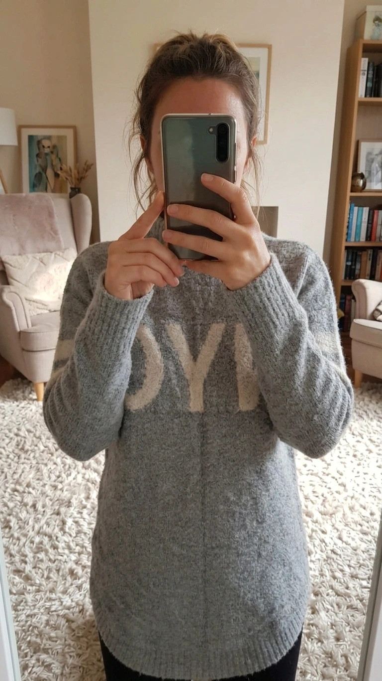 Long pull New yorker en laine taille s