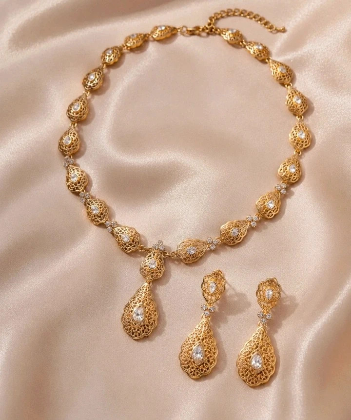 Parure de bijoux style oriental en acier inoxydable – Oriental 2