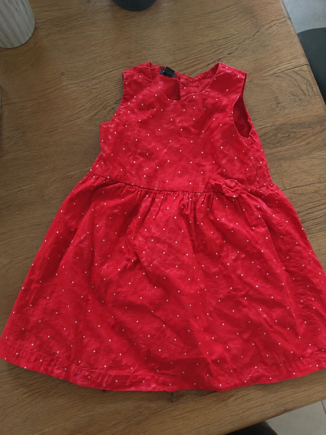 Robe 24 mois rouge
