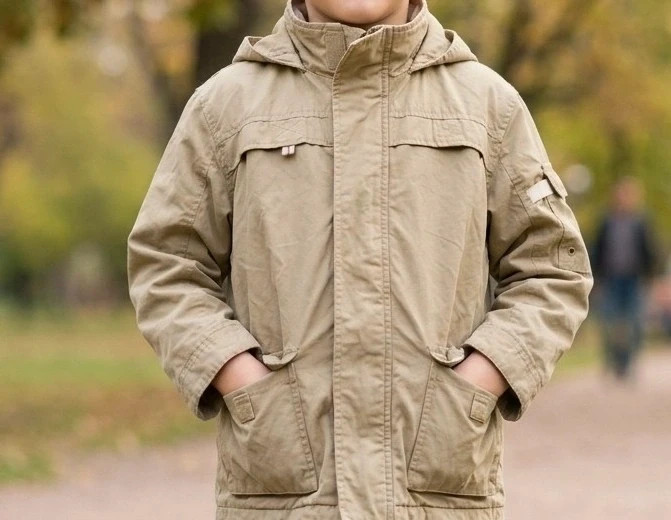Parka kaki taille 5 ans