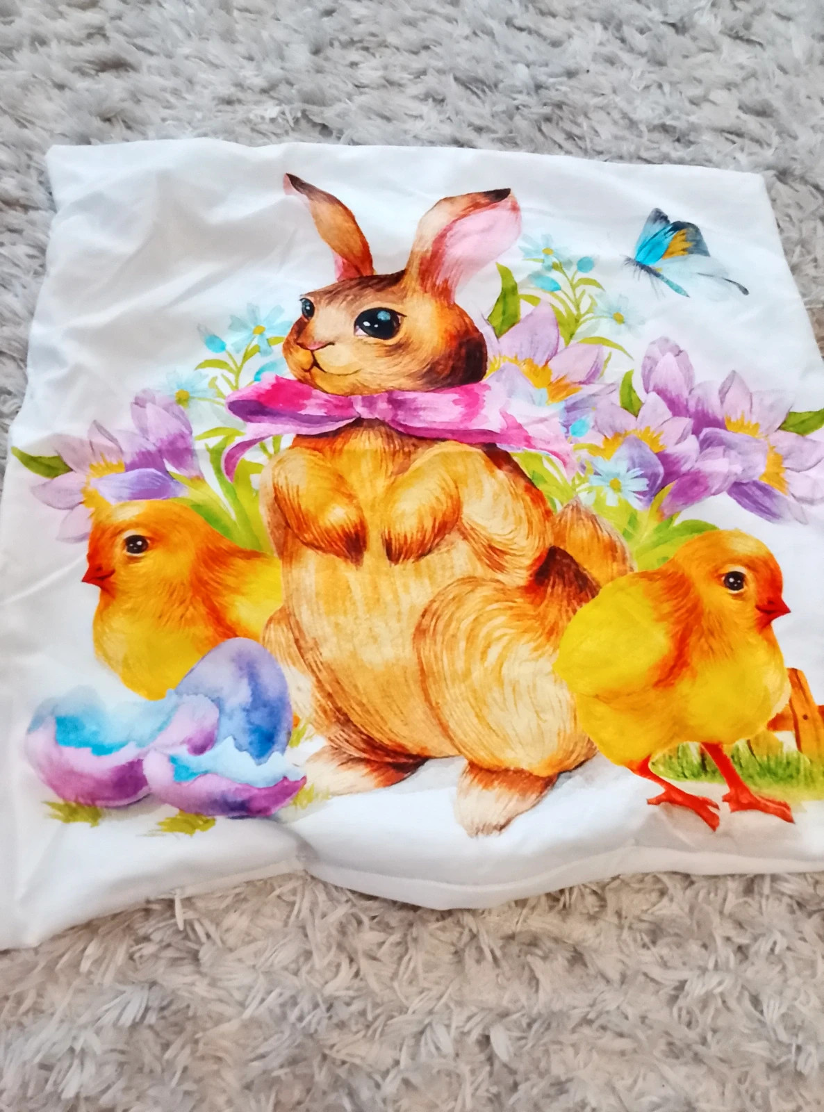 Housse pour coussin style pâque – taille 40 x 40 cm 2