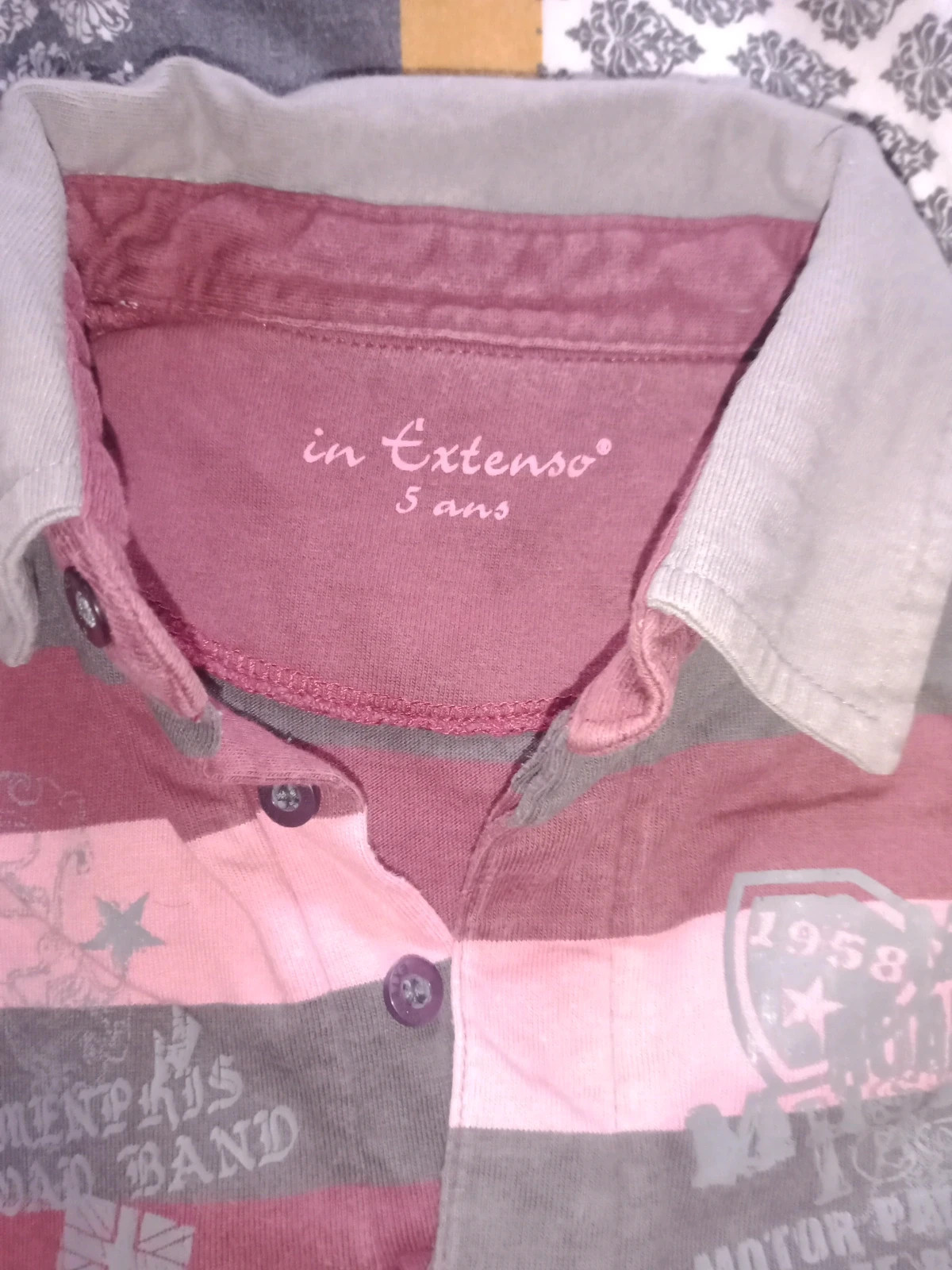 Polo manches longues – In Extenso – taille 5 ans / 110 cm 4
