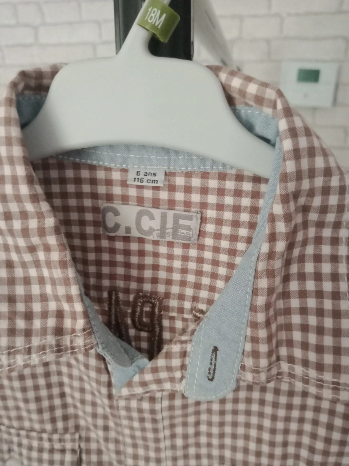 Chemise à carreaux – Et Compagnie – taille 6 ans / 116 cm 2