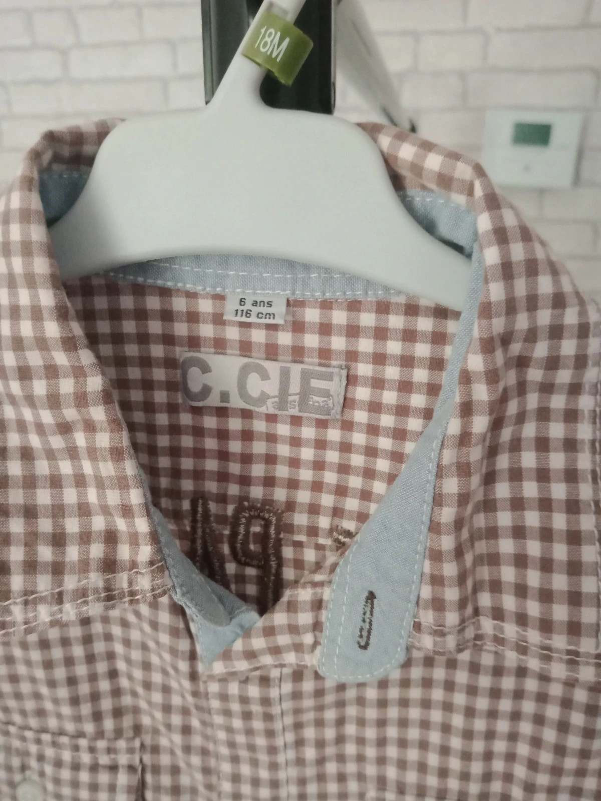 Chemise à carreaux – Et Compagnie – taille 6 ans / 116 cm 3